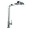 Pull Out Waterfall Kitchen Sink Faucet With 3 Water Outlet Modes