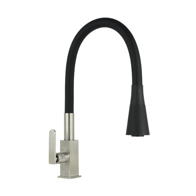 Stainless Steel Sink Hot And Cold Mixer Faucet With Flexible 360° Spout