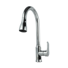 Chrome High Arc Kitchen Sink Faucet With Pull-Down Sprayer