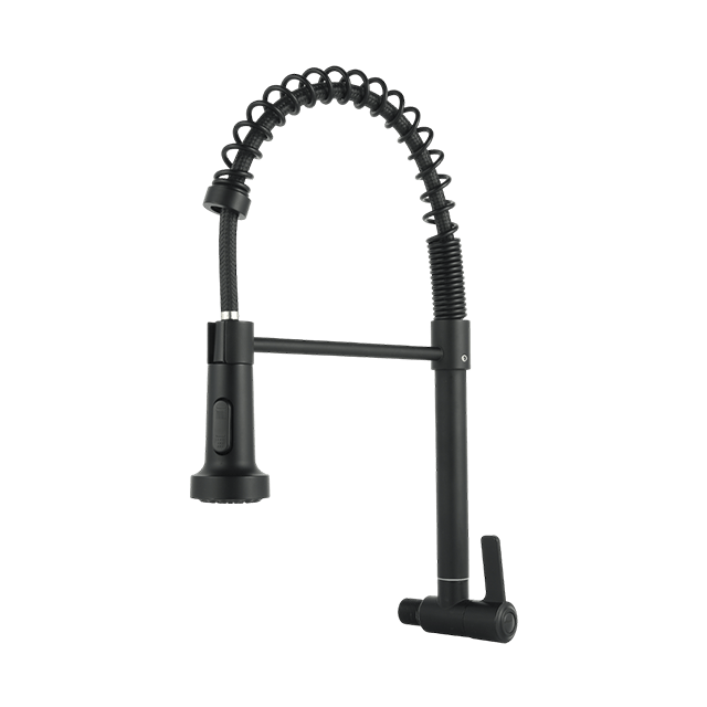 Commercial Kitchen Faucet With Dual Function Pull-Down Sprayhead