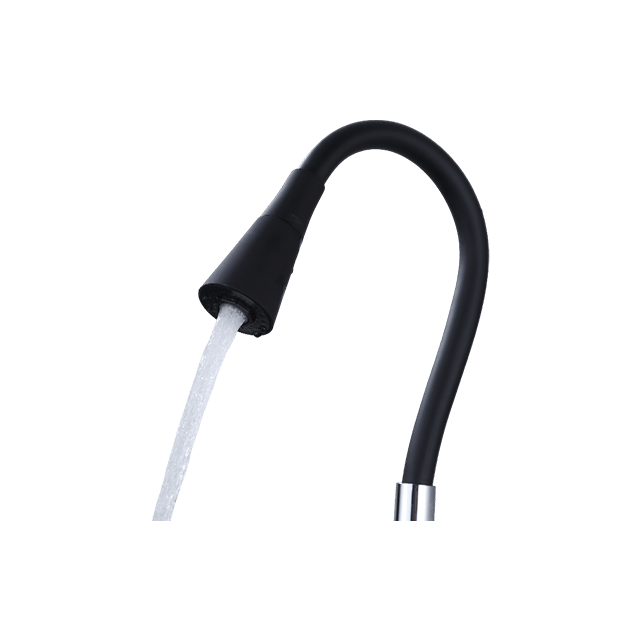 Black Sink Wall Mounted Cold Water Brass Single Hole Kitchen Taps