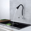 Black Sink Wall Mounted Cold Water Brass Single Hole Kitchen Taps